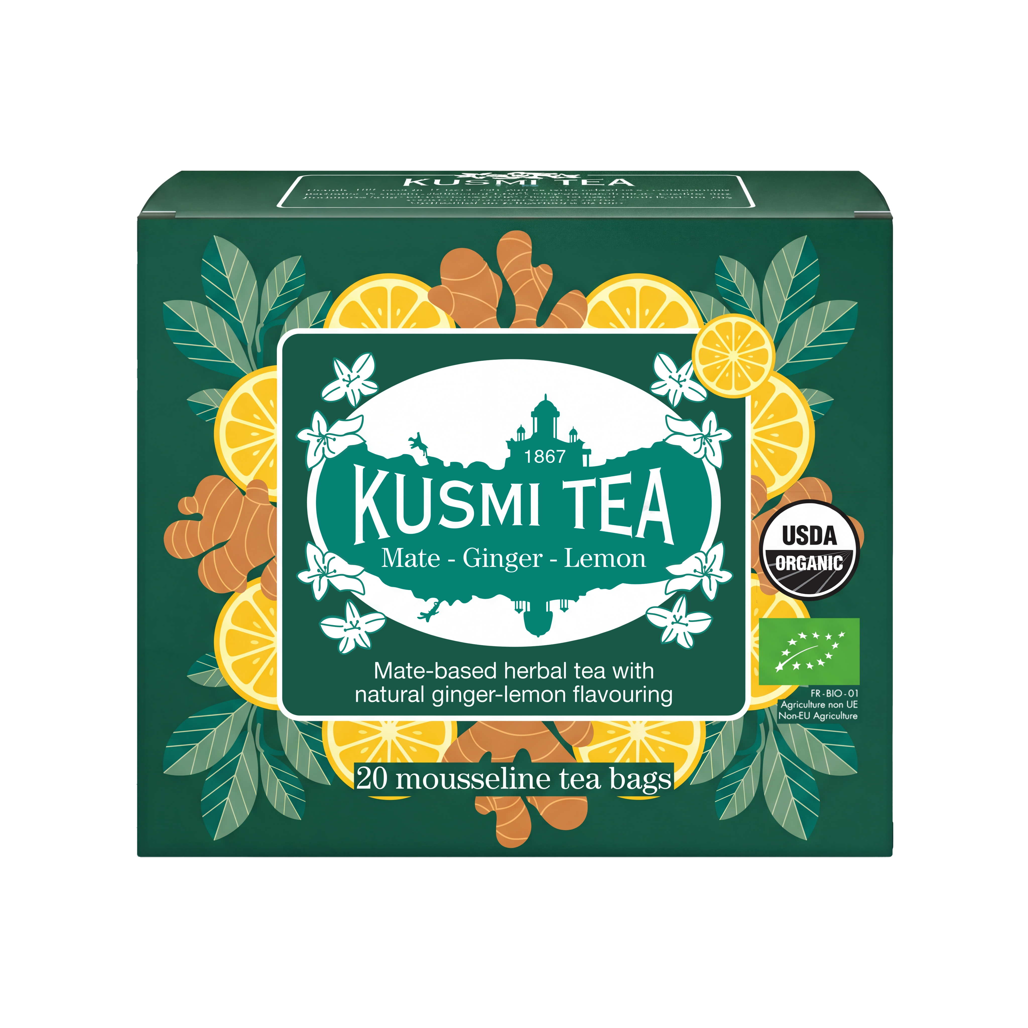 Infuzja Mate Ginger Lemon Bio