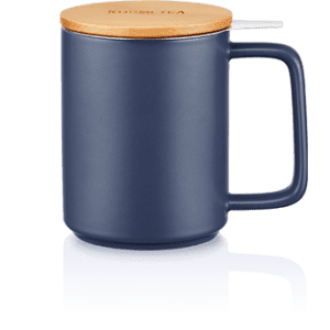 Kubek do herbaty Beechwood z zaparzaczem granatowy