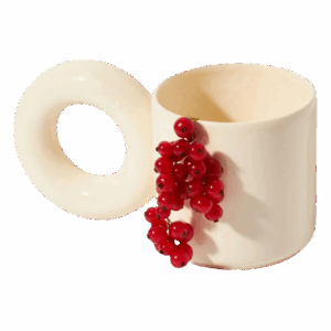 Kubek UCHO Ecru Malwina Konopacka